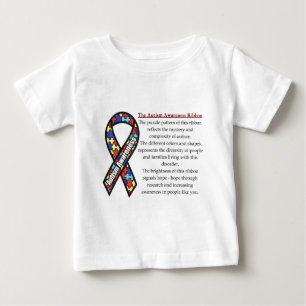 Camiseta De Bebé Significado de la cinta del autismo