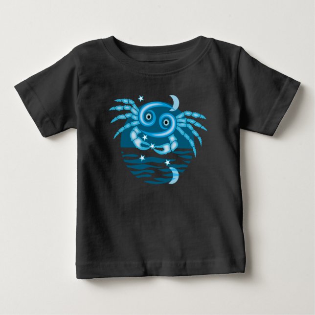 Camiseta De Bebé Signo de estrella zodiaca - Símbolo de cáncer (Anverso)