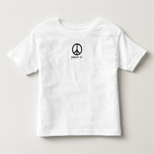 Camiseta De Bebé signo de la paz, paz adentro
