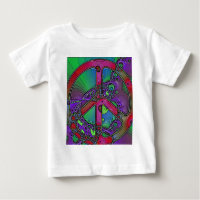 signo de la paz psicodélico
