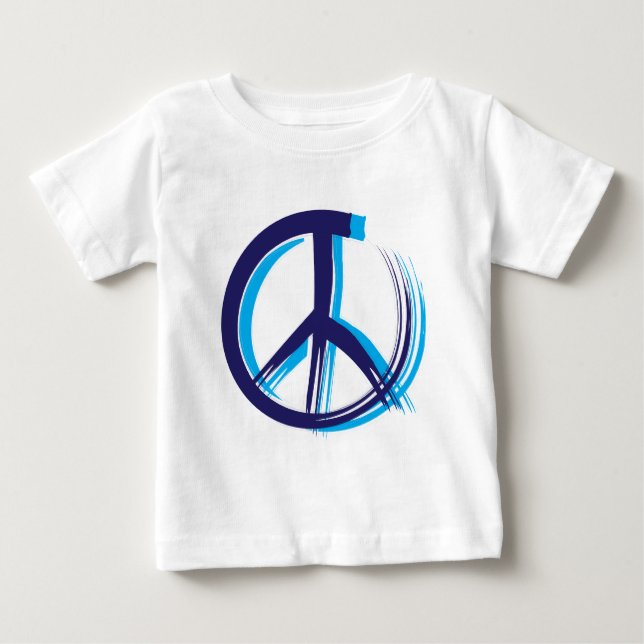 Camiseta De Bebé Signo de paz (Anverso)