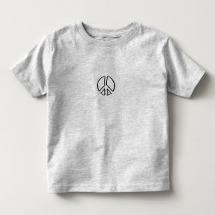 Camiseta De Bebé Signo de paz Hollow