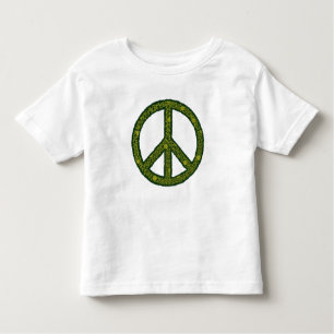 Camiseta De Bebé Signo de paz verde