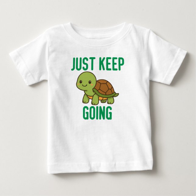 Camiseta De Bebé Sigue Adelante (Anverso)