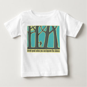 Camiseta De Bebé Silencio forestal