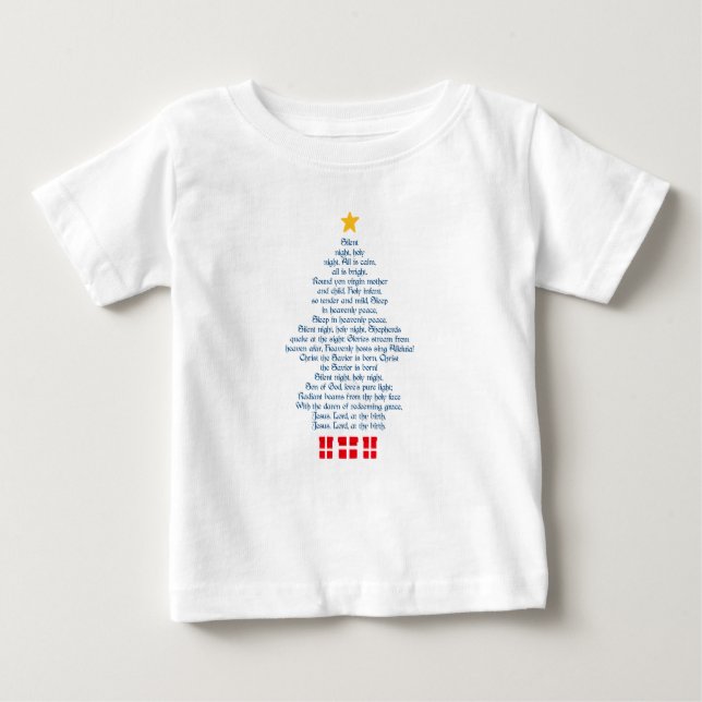 Camiseta De Bebé Silent Night (Anverso)