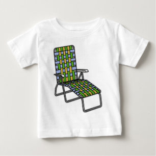 Camiseta De Bebé Silla de jardín tumbona