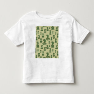 Camiseta De Bebé Silueta de cactus suculento en tazas y macetas