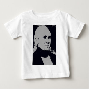 Camiseta De Bebé Silueta de James K. Polk