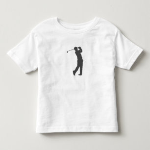 Camiseta De Bebé Silueta de jugador de golf