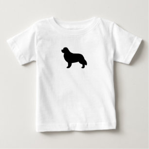 Camiseta De Bebé Silueta de Terranova