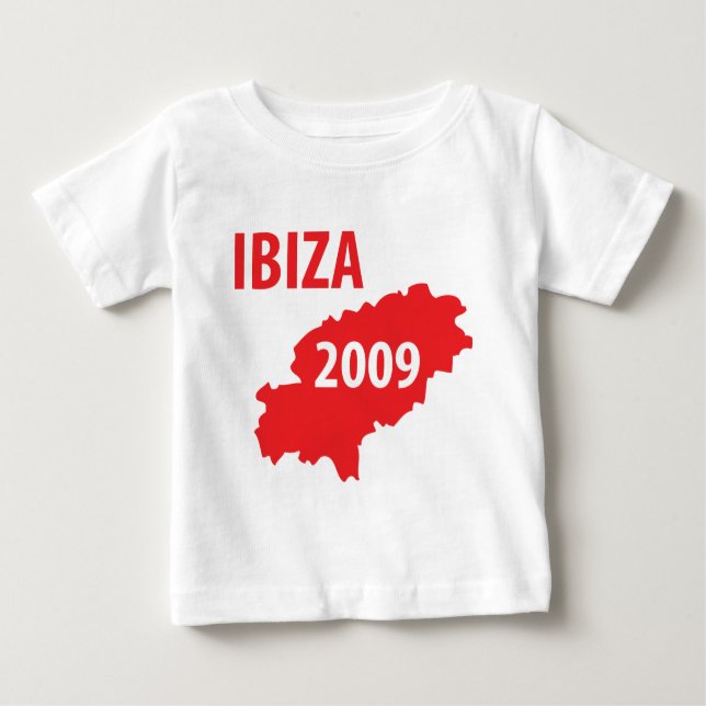 Camiseta De Bebé Símbolo 2009 de Ibiza (Anverso)