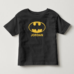 Camiseta De Bebé Símbolo batman personalizado Logotipo Oval