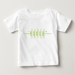 Camiseta De Bebé Símbolo de baterías