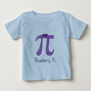 Camiseta De Bebé Símbolo de Blueberry Pi profesor de matemáticas