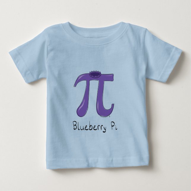 Camiseta De Bebé Símbolo de Blueberry Pi profesor de matemáticas (Anverso)
