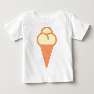 Camiseta De Bebé Símbolo de cono de helado