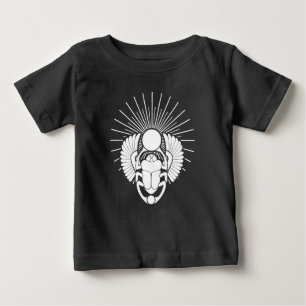 Camiseta De Bebé Símbolo de Dios del Scarab alado egipcio