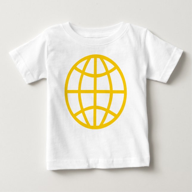 Camiseta De Bebé Símbolo de globo (Anverso)