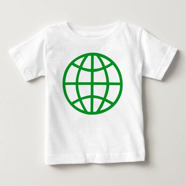 Camiseta De Bebé Símbolo de globo (Anverso)