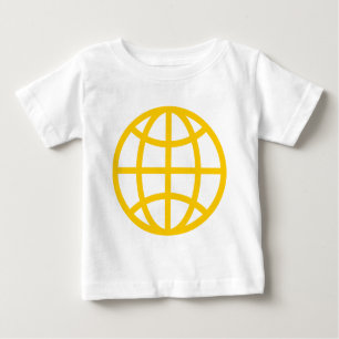 Camiseta De Bebé Símbolo de globo - Ámbar