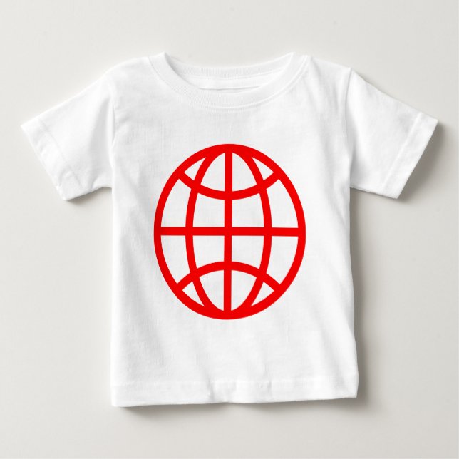 Camiseta De Bebé Símbolo de globo - Rojo (Anverso)