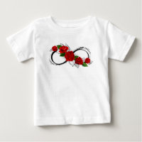 Símbolo de Infinito con Rosas Rojas