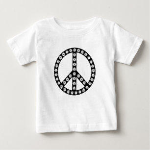 Camiseta De Bebé Símbolo de paz de margaría