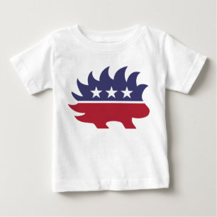 Camiseta De Bebé Símbolo de puerco Fiesta liberal