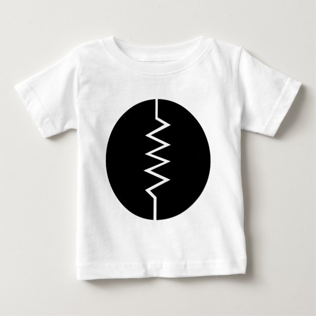 Camiseta De Bebé Símbolo de resistencia: en círculo (Anverso)