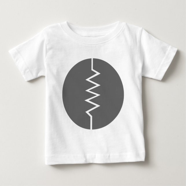Camiseta De Bebé Símbolo de resistencia: en círculo (Anverso)