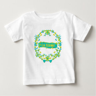 Camiseta De Bebé Símbolo de suecia de verano medio