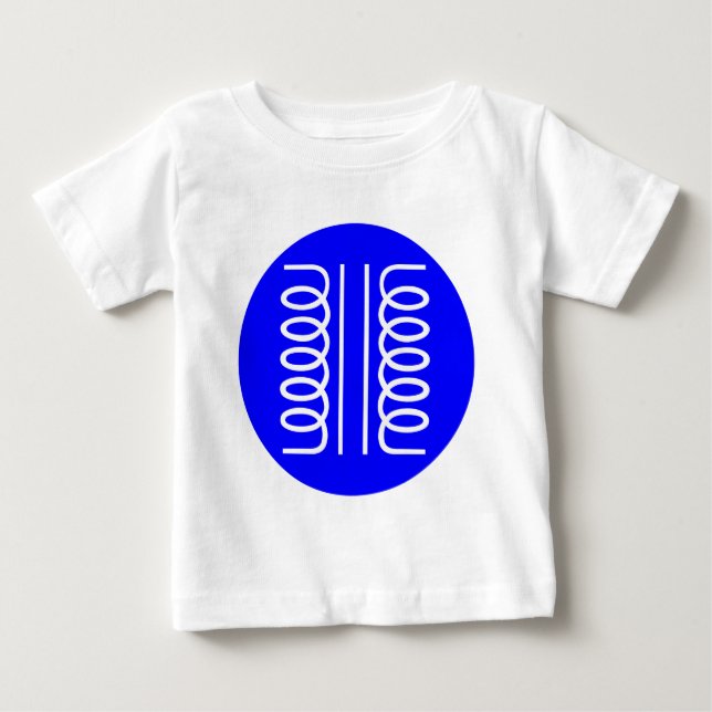 Camiseta De Bebé Símbolo encerrado en círculo - Transformador (Anverso)