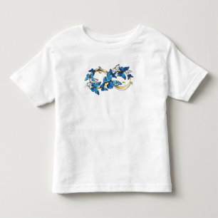 Camiseta De Bebé Símbolo infinito de mariposas Morpho azules