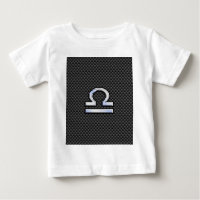 Símbolo libra zodiaco sobre decoración de fibra de