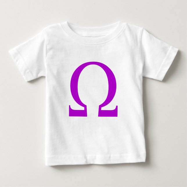 Camiseta De Bebé Símbolo Omega (Anverso)
