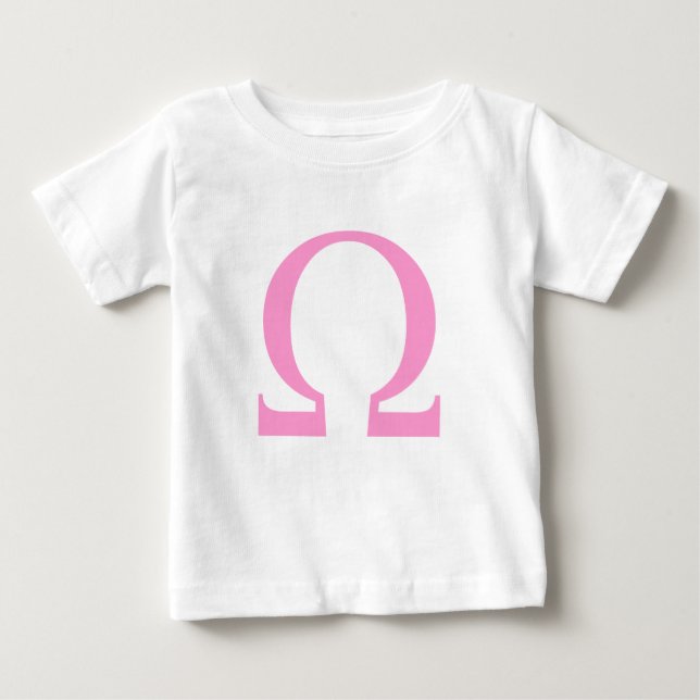 Camiseta De Bebé Símbolo Omega (Anverso)