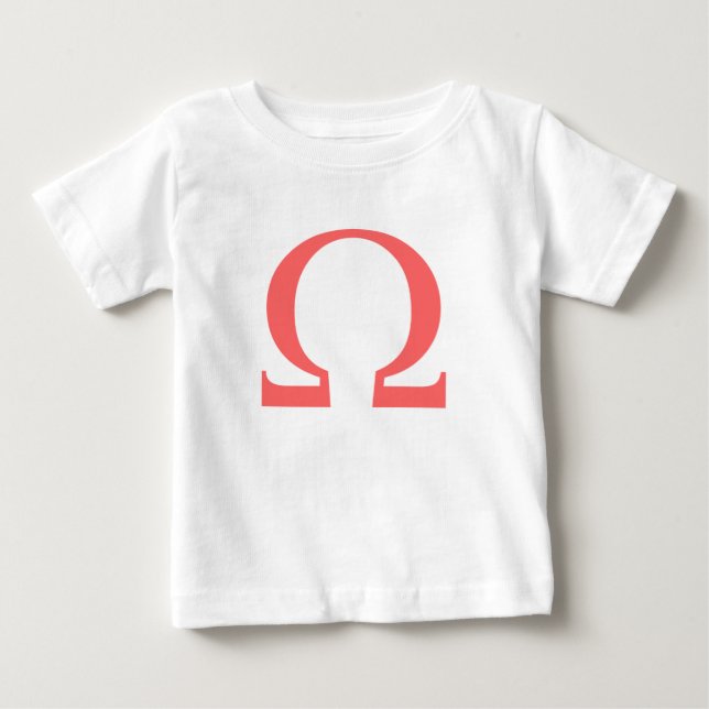 Camiseta De Bebé Símbolo Omega (Anverso)