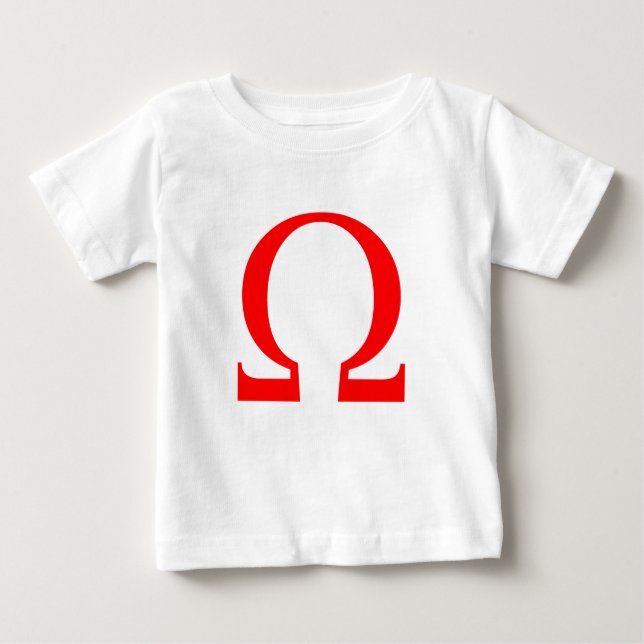 Camiseta De Bebé Símbolo Omega (Anverso)