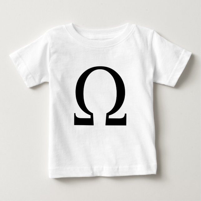 Camiseta De Bebé Símbolo Omega (Anverso)