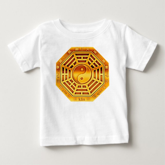 Camiseta De Bebé Símbolo PaKua - oro (Anverso)