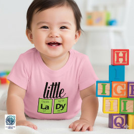 Camiseta De Bebé Símbolos de elementos de la tabla periódica de la 