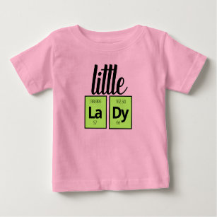 Camiseta De Bebé Símbolos divertidos de elementos de tabla periódic