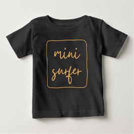 Camiseta De Bebé Simple Beach Mini Surfer Design Surfboard Swift