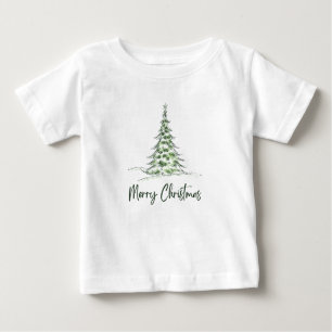 Camiseta De Bebé Simple Feliz Navidad