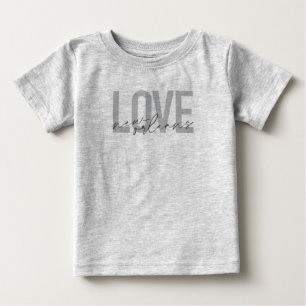 Camiseta De Bebé Simple, urbano, moderno diseño fresco Love New Orl