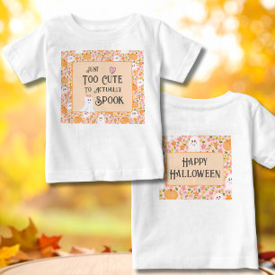 Camiseta De Bebé Simplemente demasiado lindo para asustar Dulce f