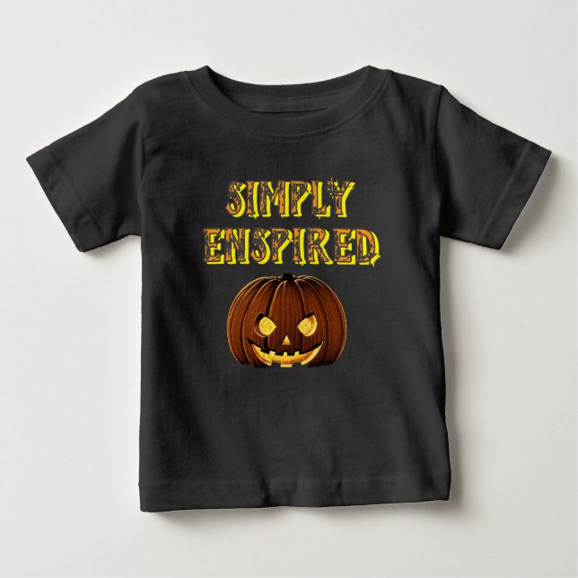 Camiseta De Bebé Simplemente encantado Halloween Baby Edition (Anverso)