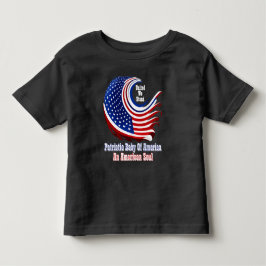 Camiseta De Bebé Simplemente Enspirado Bebé Patriótico de América