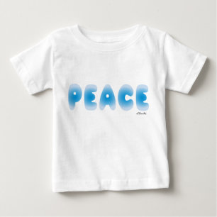 Camiseta De Bebé Simplemente paz